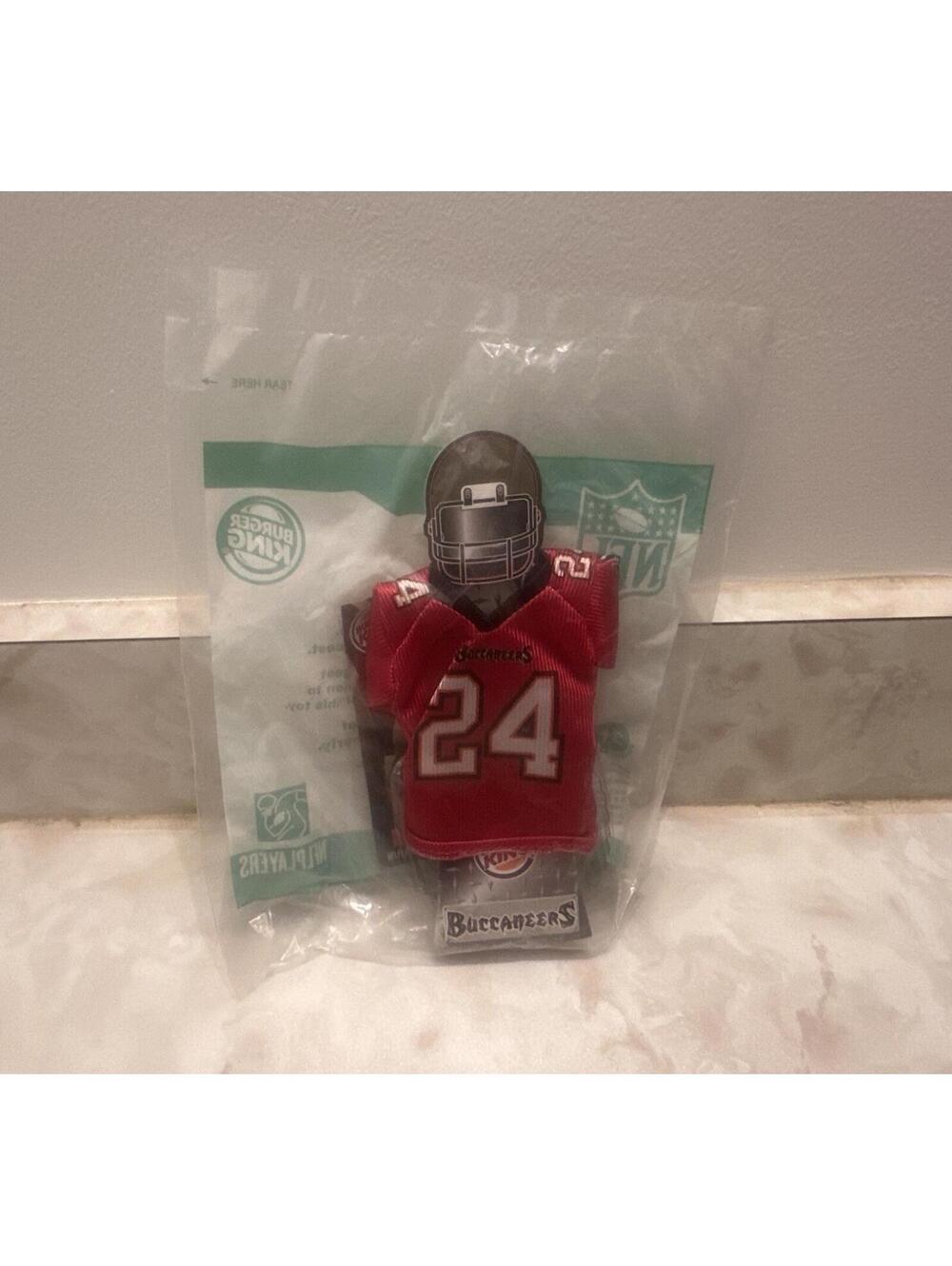 RARE 2007 NFL Tampa Bay Buccaneers Cadillac Williams Burger King Jersey Toy NEW